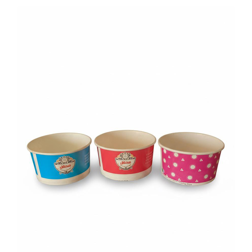 کاسه بستنی کاغذی گلاسه سایز 180