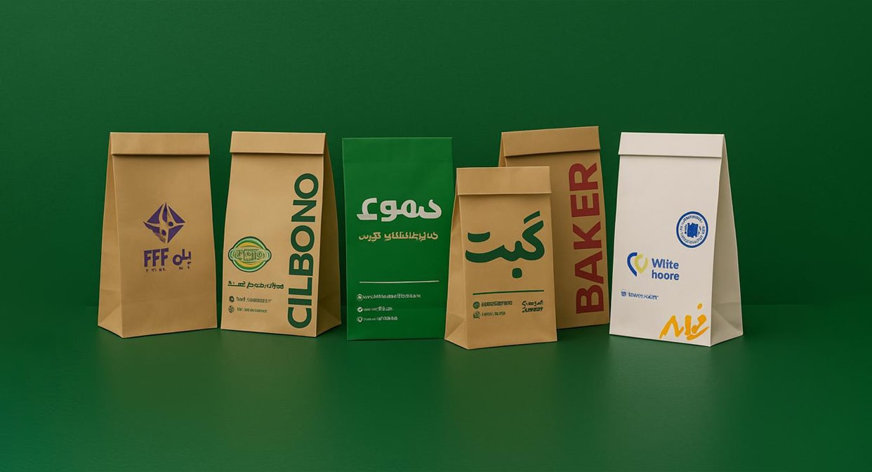 طراحی و تولید پاکت رستورانی